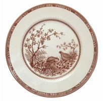 Woodland Quail Pattern in Brown
