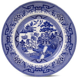 Blue Willow Dinner Plate, 11